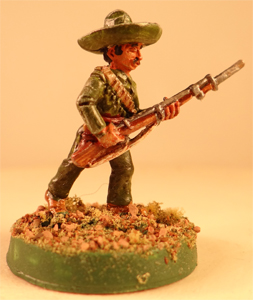 Villista On Guard with Rifle and Bayonet