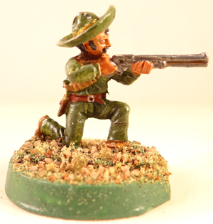 Villista Kneeling Firing Rifle